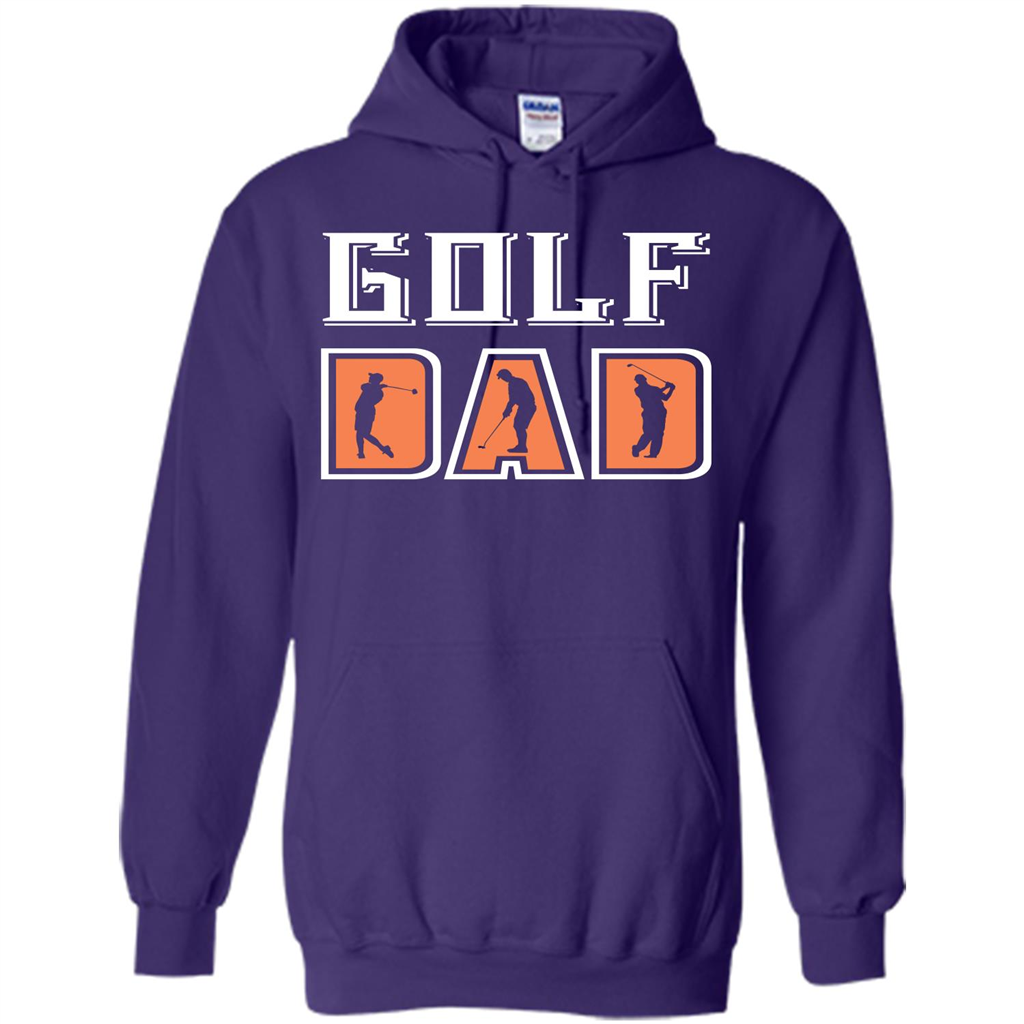 Golf Lover T-shirt Golf Dad Purple
