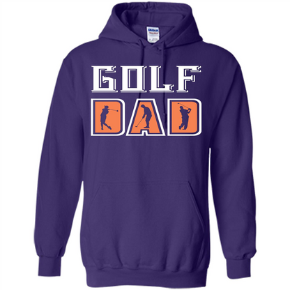 Golf Lover T-shirt Golf Dad Purple