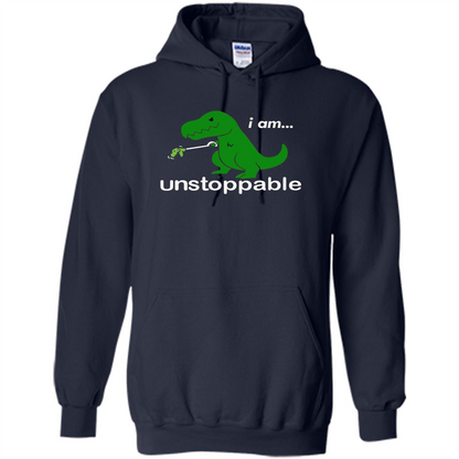 Rex Dinosaur T-shirt I Am Unstoppable Navy
