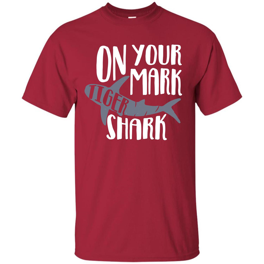 Tiger Shark T-shirt On Your Mark Tiger Shark T-shirt Cardinal
