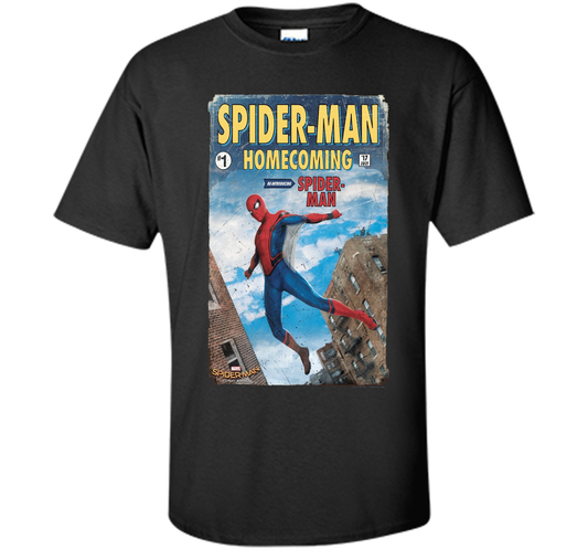 Marvel Spider-Man Homecoming Revamp #1 Issue Graphic T-Shirt t-shirt Black