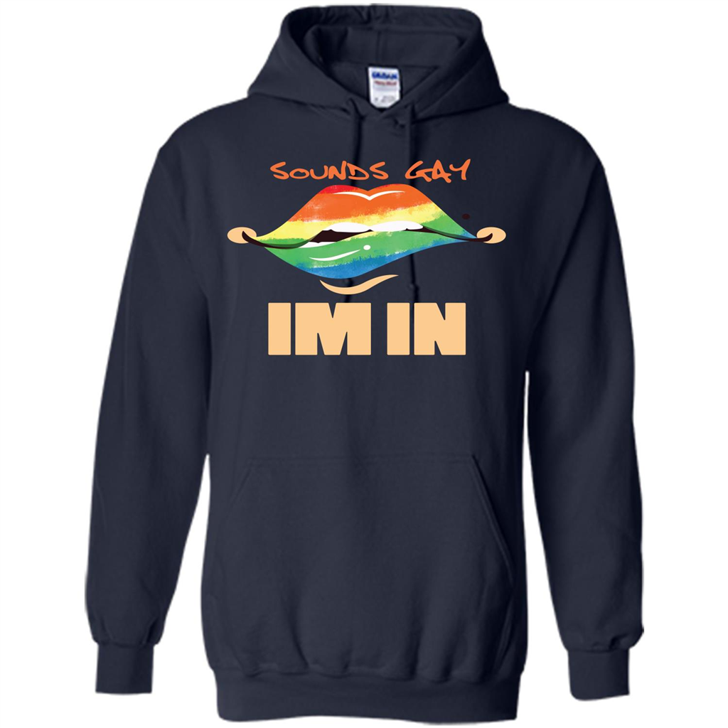 LGBTQ T-shirt Sound Gay Im In Navy
