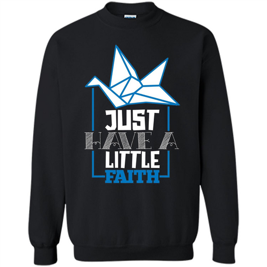 Movie Lover Shirt Just Have A Little Faith T-shirt Black