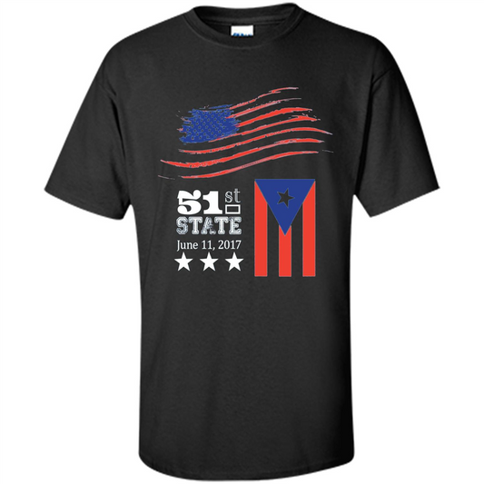 Puerto Rico The 51st State Of The United States Black