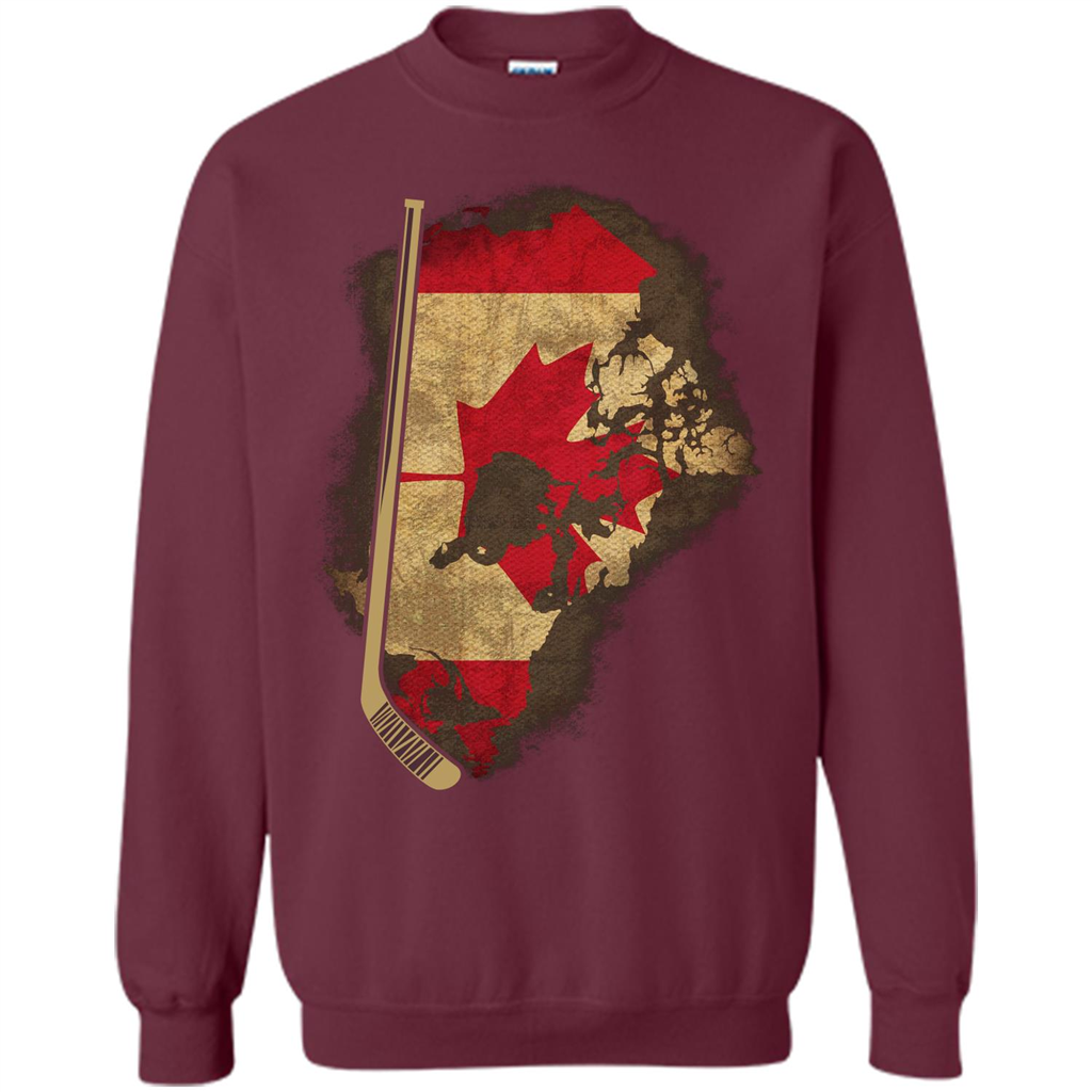 Canada Hockey T-shirt Maroon