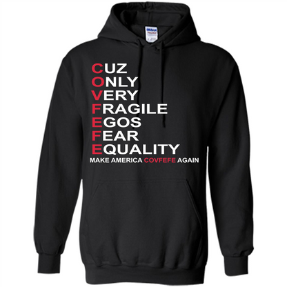 American T-shirt Make America Covfefe Again Black