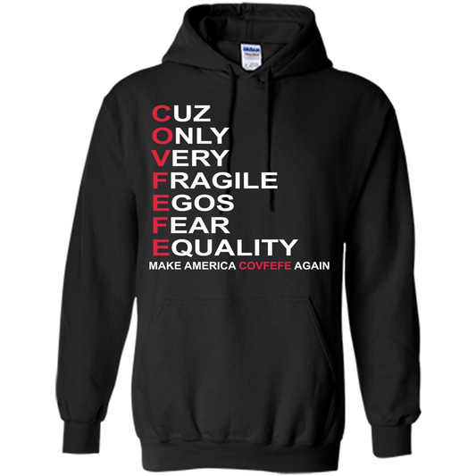 American T-shirt Make America Covfefe Again Black