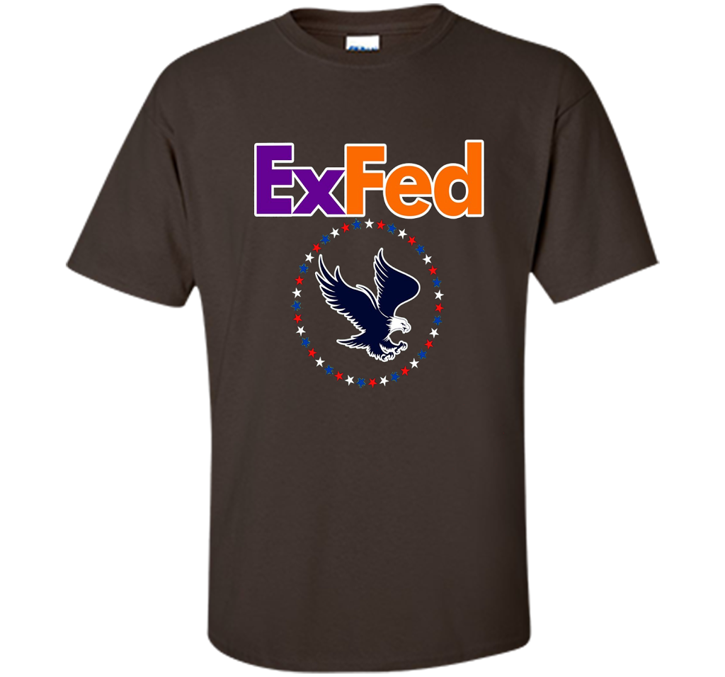 Funny Retired Federal Government Worker EX FED T-shirt t-shirt Dark Chocolate