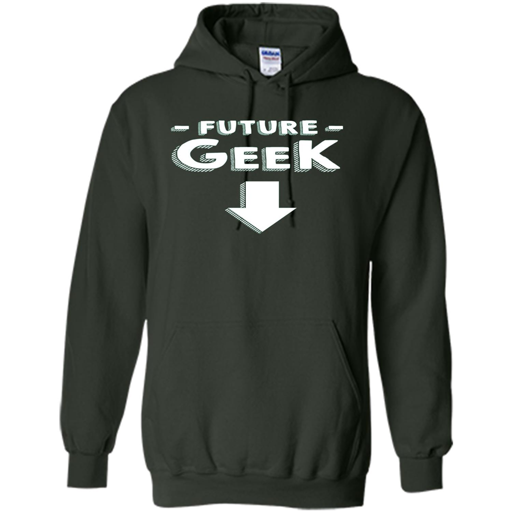 New Mommy T-shirt Future Geek Forest Green