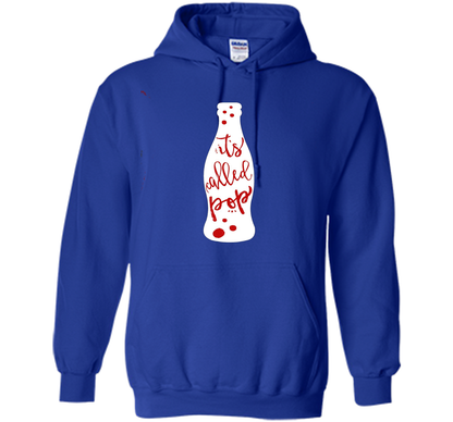 It's Called POP - funny debate handwritten style tshirt t-shirt Royal