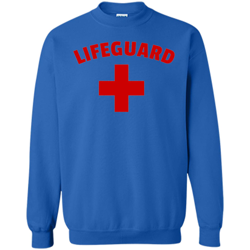 Certified Lifeguard White Red T-shirt Royal