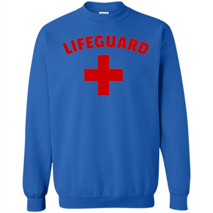 Certified Lifeguard White Red T-shirt Royal