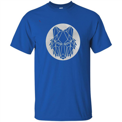 Geometric Wolf T-shirt Royal