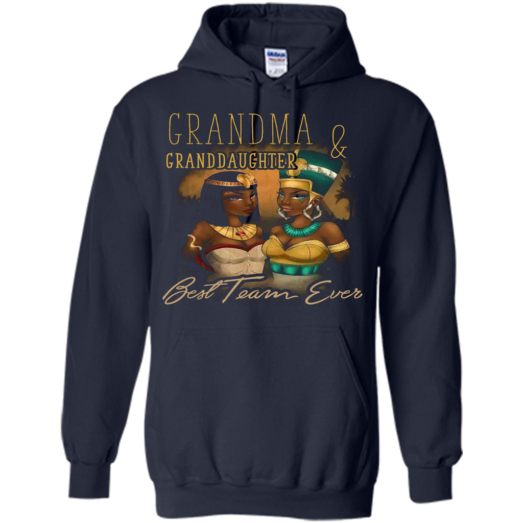 Family T-shirt Grandma Granddaughter Best Team Ever T-shirt