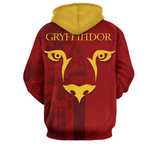 Quidditch Gryffindor Harry Potter 3D Hoodie