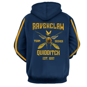 Ravenclaw Quidditch Team Est 1092 Harry Potter 3D Hoodie