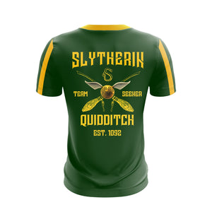 Slytherin Quidditch Team Harry Potter Unisex 3D T-shirt