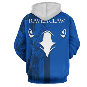 Quidditch Ravenclaw Harry Potter 3D Hoodie