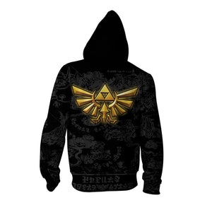 The Legend Of Zelda Zip Up Hoodie