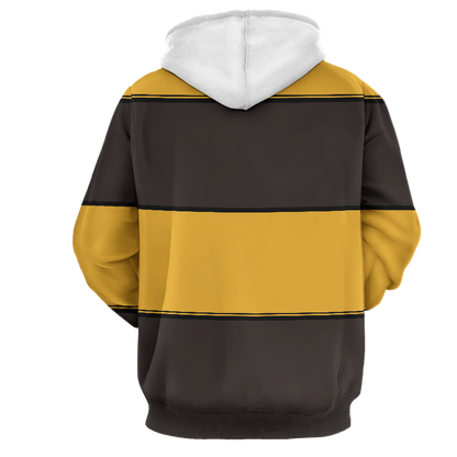 Striped Hufflepuff Harry Potter New 3D Hoodie