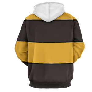 Striped Hufflepuff Harry Potter New 3D Hoodie