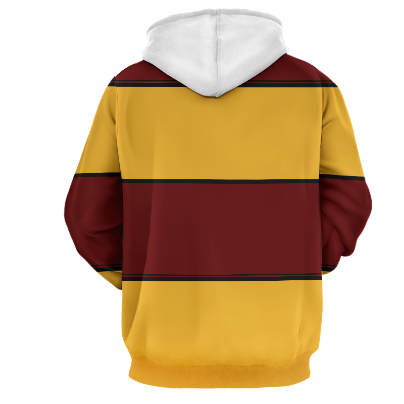 Striped Gryffindor Harry Potter New 3D Hoodie