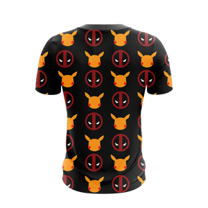 PikaPool Deadpool And Pikachu Unisex 3D T-shirt