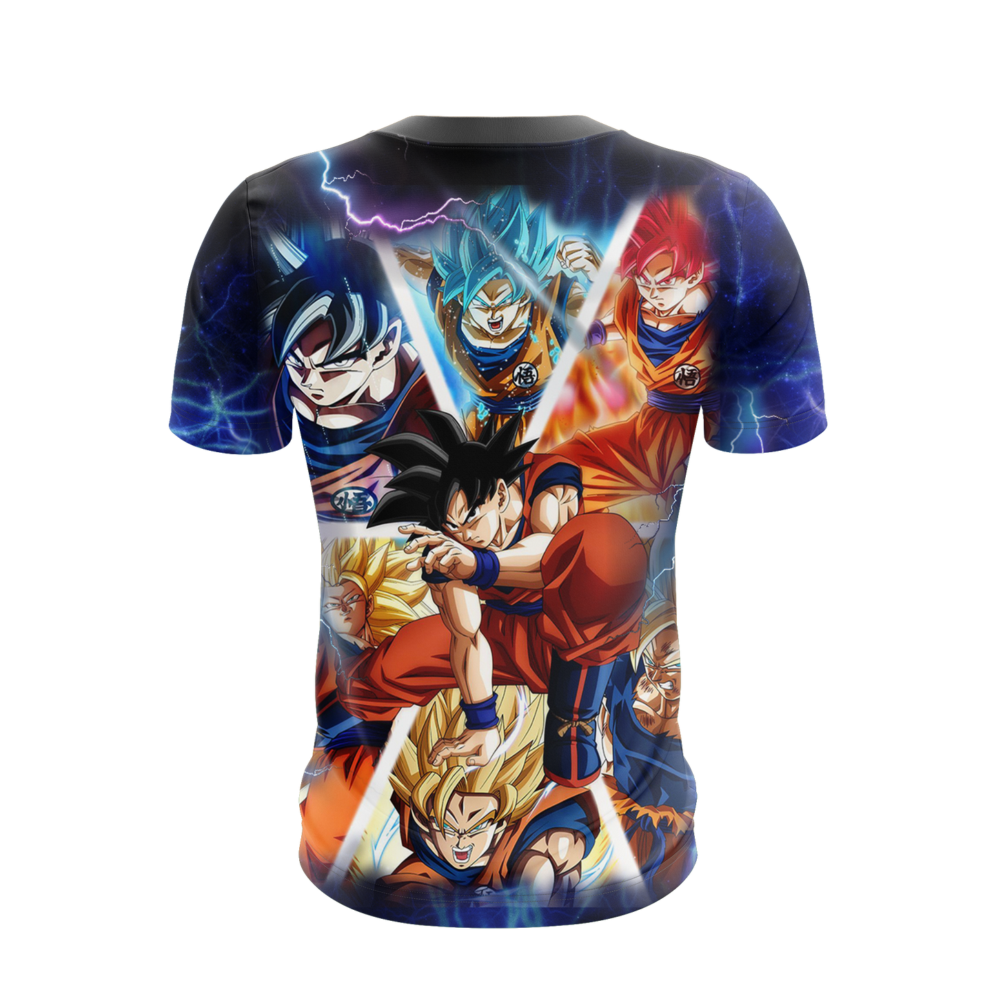 Dragon Ball Super Goku All Forms 3D T-shirt