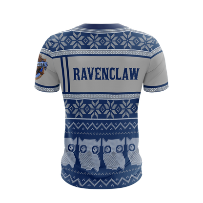 Ravenclaw Harry Potter Ugly Christmas Unisex 3D T-shirt