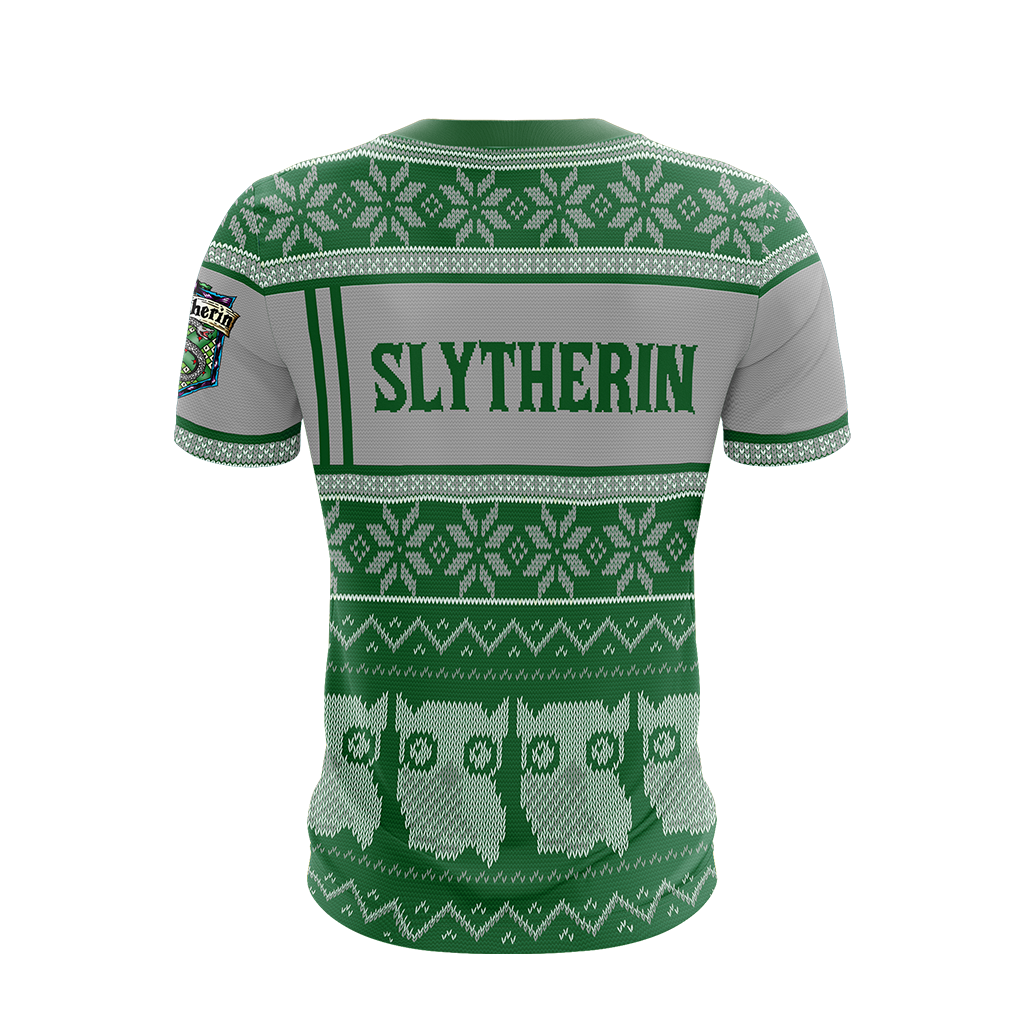 Slytherin Harry Potter Ugly Christmas Unisex 3D T-shirt