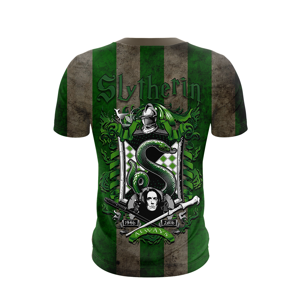 Striped Slytherin Harry Potter Unisex 3D T-shirt