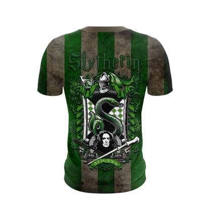 Striped Slytherin Harry Potter Unisex 3D T-shirt