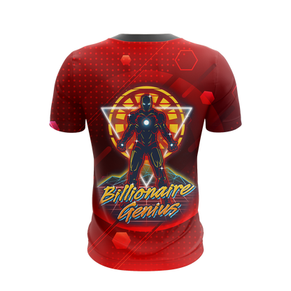 Iron Man Billionaire Genius Unisex 3D T-shirt