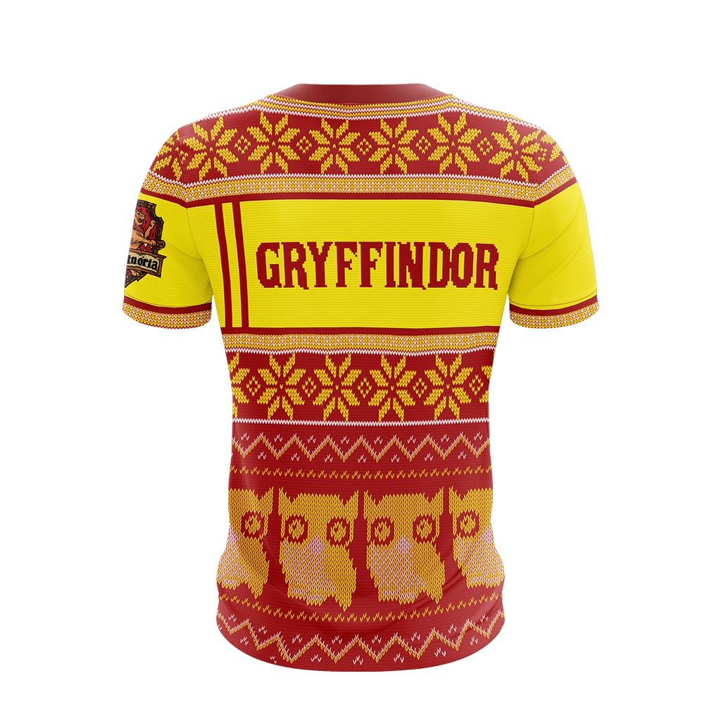 Gryffindor Harry Potter Ugly Christmas Unisex 3D T-shirt