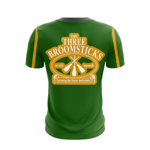 The Three Broomsticks Slytherin Harry Potter Unisex 3D T-shirt