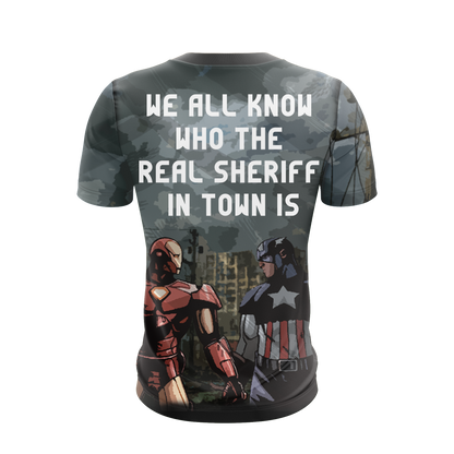 We All Know Who The Real Sheriff In Town Is Unisex 3D T-shirt