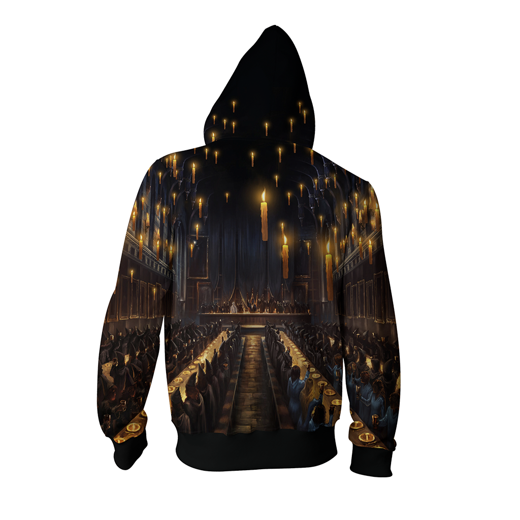 The Great Hall Harry Potter Zip Up Hoodie