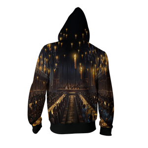 The Great Hall Harry Potter Zip Up Hoodie