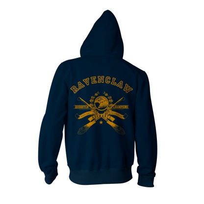 Quidditch Champion Ravenclaw Team Harry Potter Zip Up Hoodie