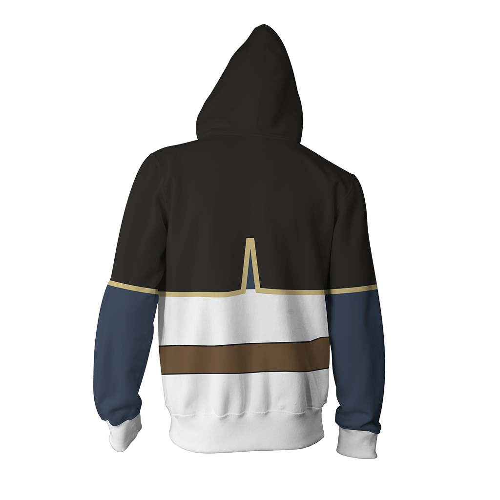Black Clover Asta Cosplay Zip Up Hoodie Jacket