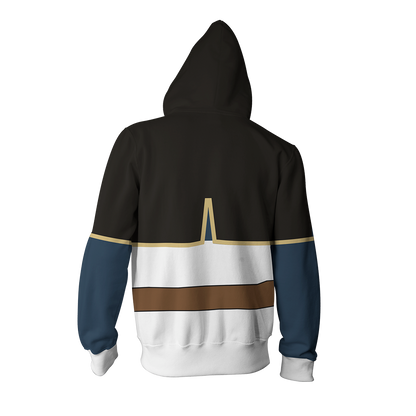 Black Clover Asta Cosplay Zip Up Hoodie Jacket