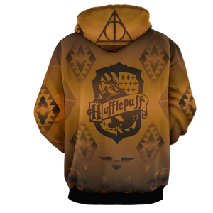 Hogwart Proud To Be A Hufflepuff Harry Potter 3D Hoodie