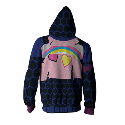 Fortnite Brite Bomber Skin Cosplay Zip Up Hoodie Jacket