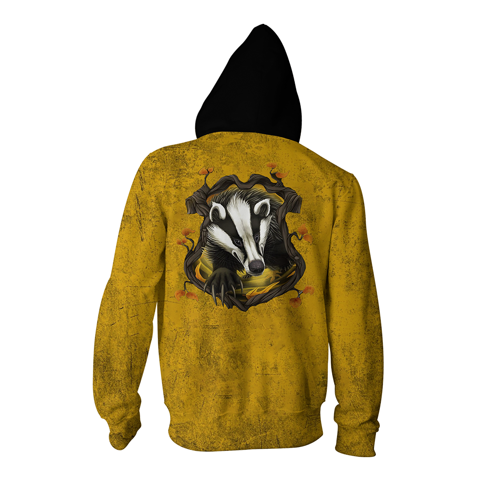 A Hufflepuff Would Die With You Harry Potter Zip Up Hoodie