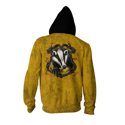 A Hufflepuff Would Die With You Harry Potter Zip Up Hoodie