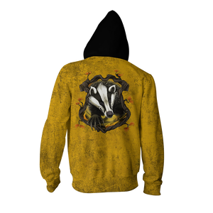 A Hufflepuff Would Die With You Harry Potter Zip Up Hoodie