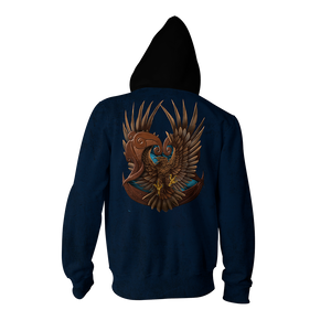 A Ravenclaw Figure Out A Solution Where No One Dies Harry Potter Zip Up Hoodie