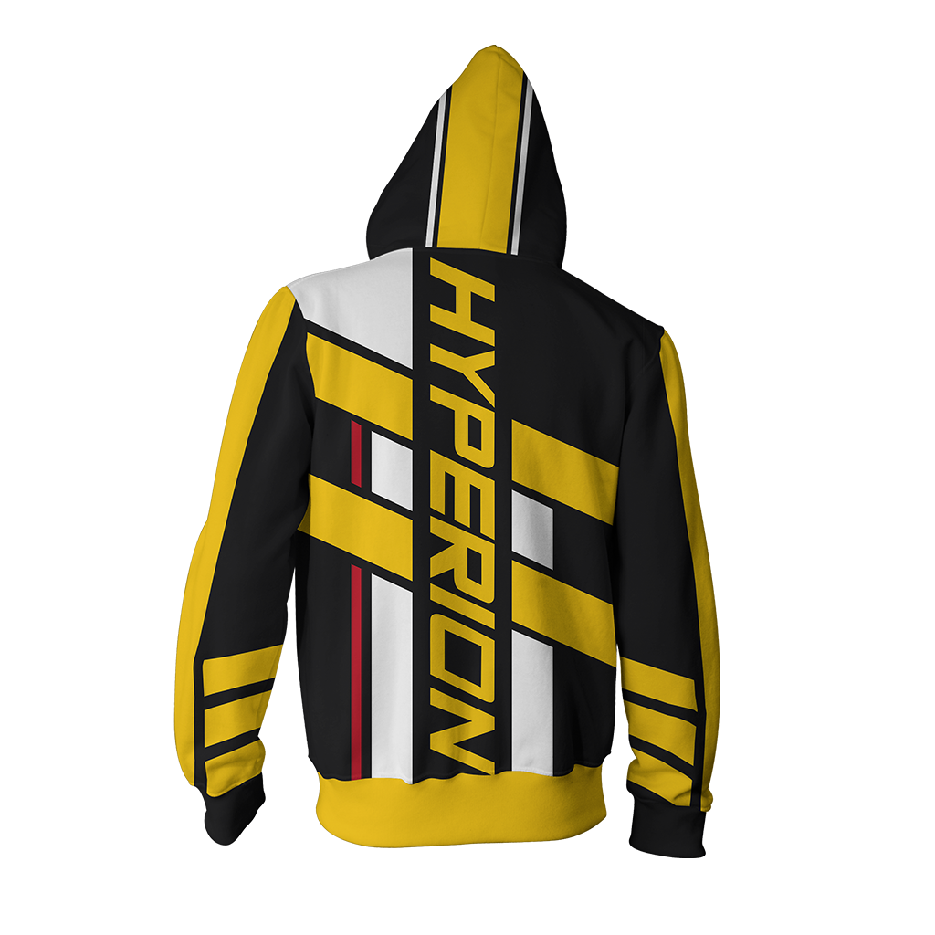 Borderlands Hyperion Zip Up Hoodie T-shirt