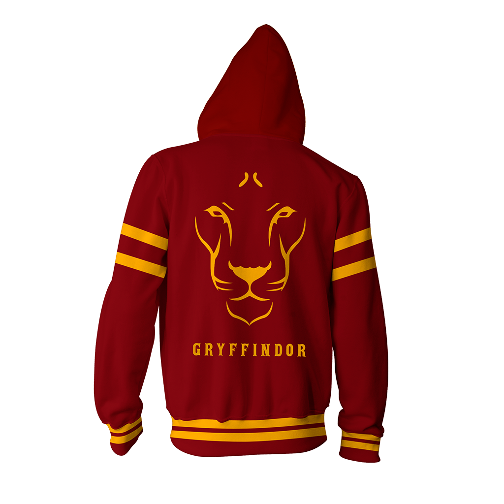 Gryffindor Hogwarts Harry Potter New Collection Zip Up Hoodie