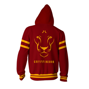 Gryffindor Hogwarts Harry Potter New Collection Zip Up Hoodie